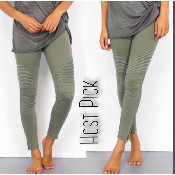 Pants - 🌟host pick 🌟1 S/M left🌟Stretchy Moto Pants